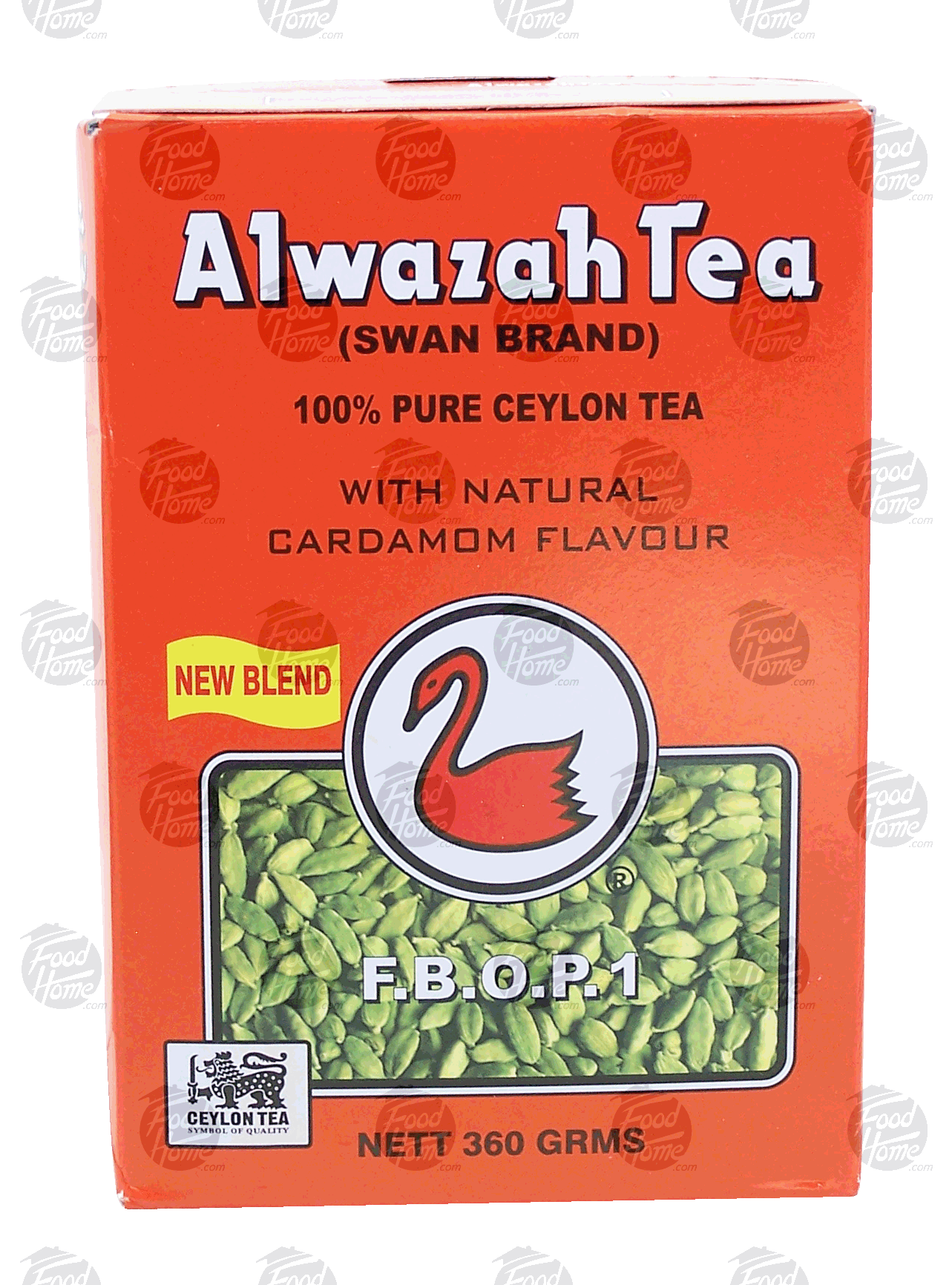 Alwazah Swan Brand ceylon tea with natural cardamom flavour, loose Full-Size Picture